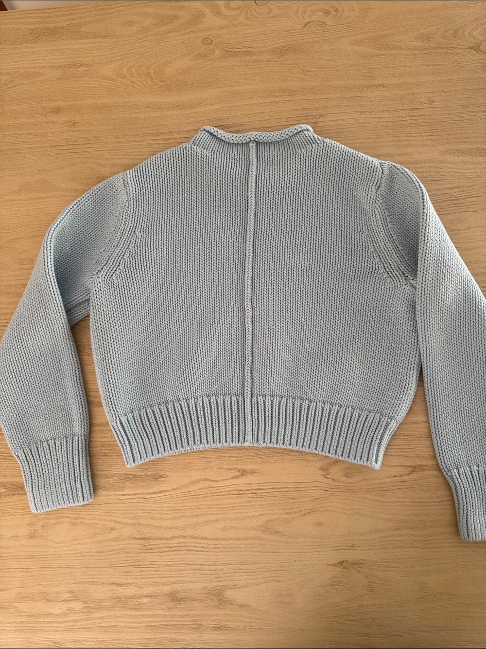 La Ligne Powder Blue Crewneck Knit Sweater - Picture 8 of 11